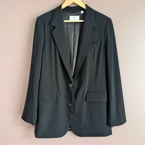 Aritzia Babaton Agency Black Blazer Jacket - Size M